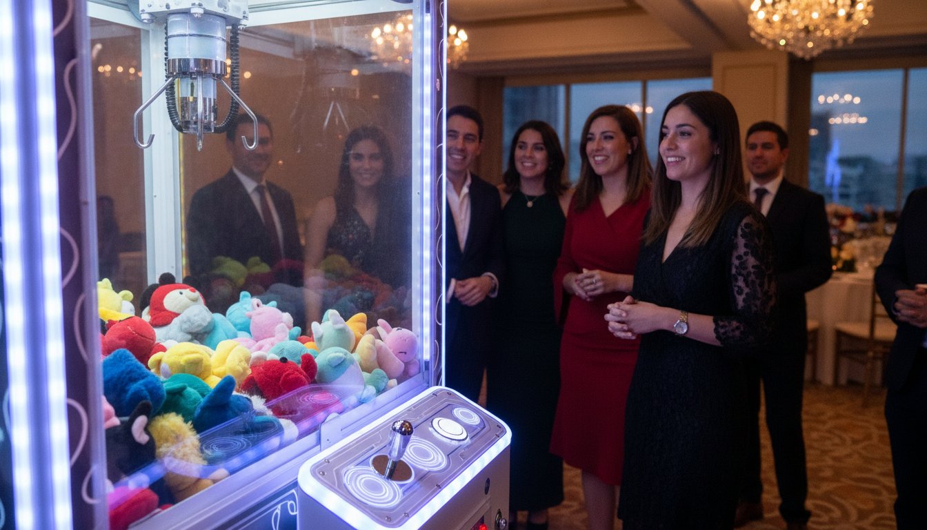 maquina saca peluches para eventos de fin de año — maquina saca peluches para eventos de fin de año