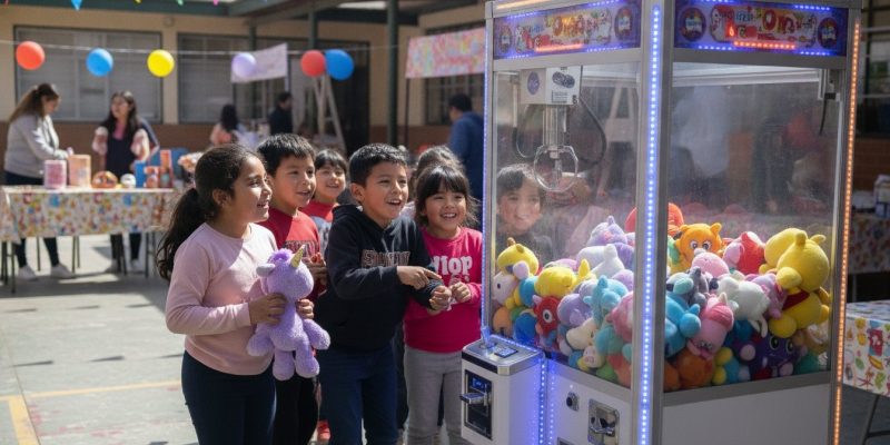 maquina de peluches para kermesse de colegio — maquina de peluches para kermesse de colegio
